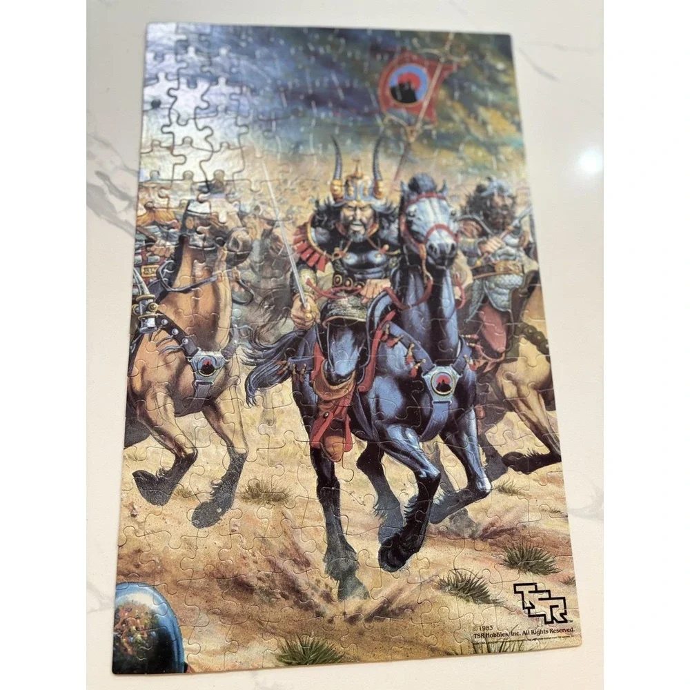 1983 TSR Dungeons & Dragons 200pc puzzle complete